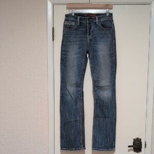 Rock & Roll Classic Blue Denim Jeans Boys 20R Regular Fit Boot Cut Western